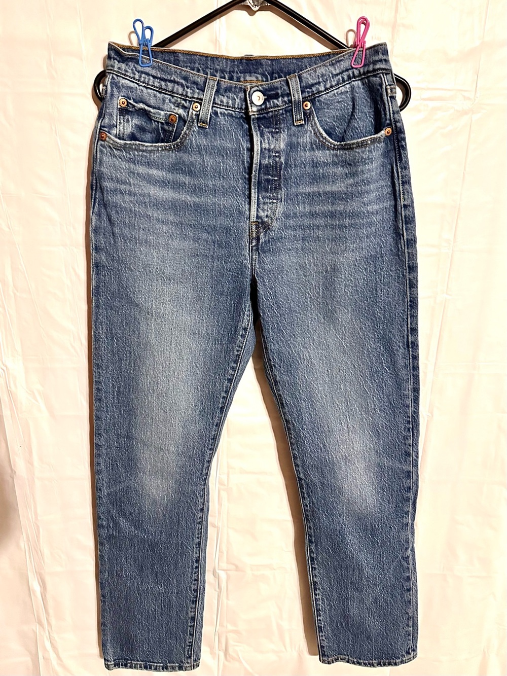 Levi's Men's Slim Straight Blue Denim Jeans